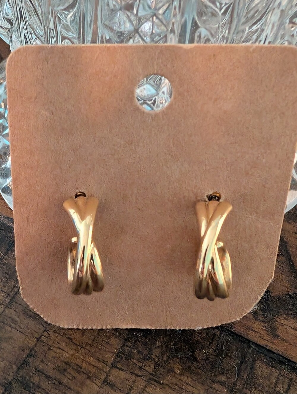 Vintage Avon Gold Hoop Earrings
